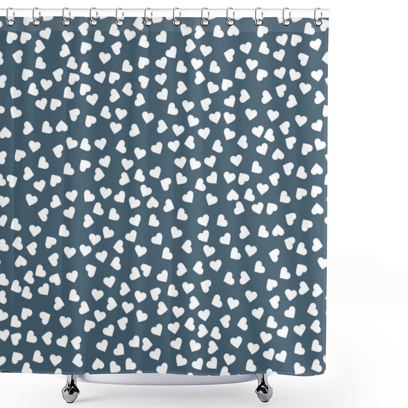 Personality  Pattern With Little Hearts Shower Curtains