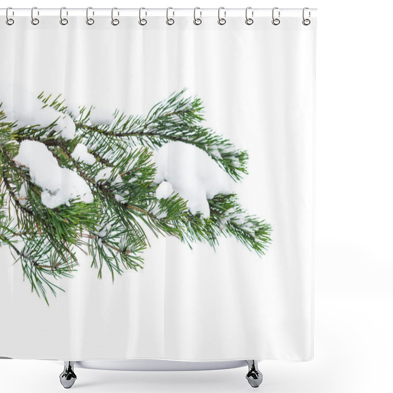 Personality  The Snow-covered Branch Shower Curtains