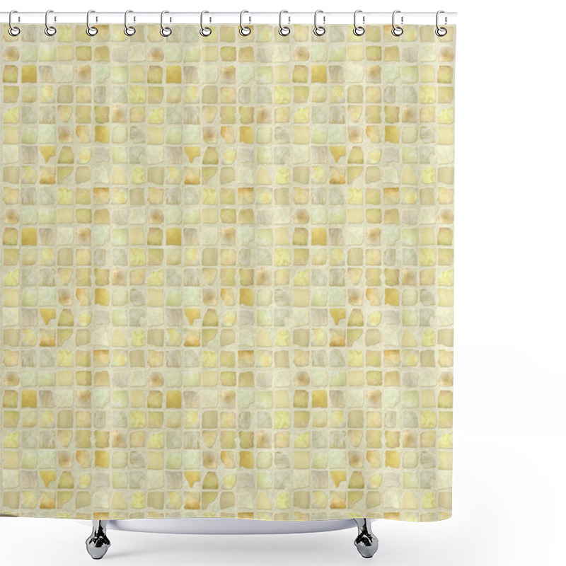 Personality  Antique Stone Tile Mosaic Shower Curtains