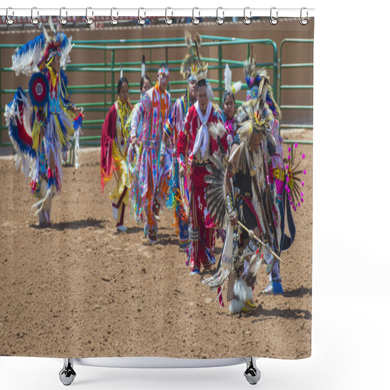 Personality  Gallup, Indian Rodeo Shower Curtains