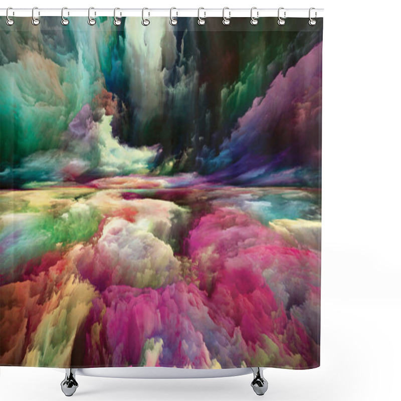 Personality  Advance Of Inner Spectrum Shower Curtains