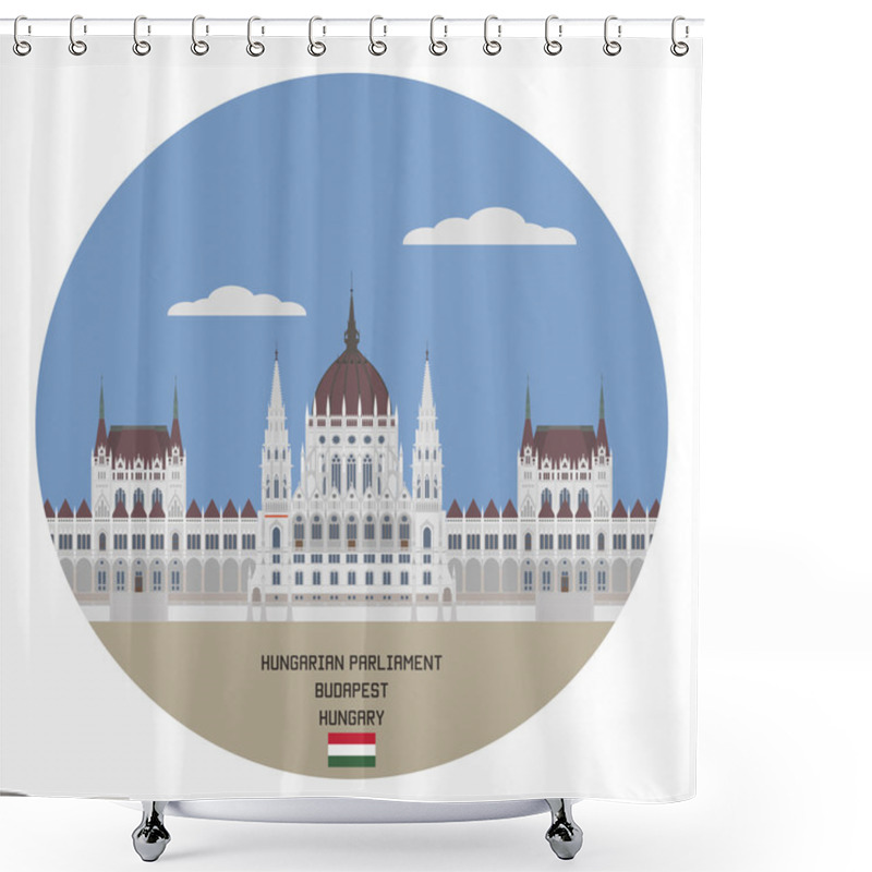 Personality  Hungarian Parliament. Budapest, Hungary  Shower Curtains