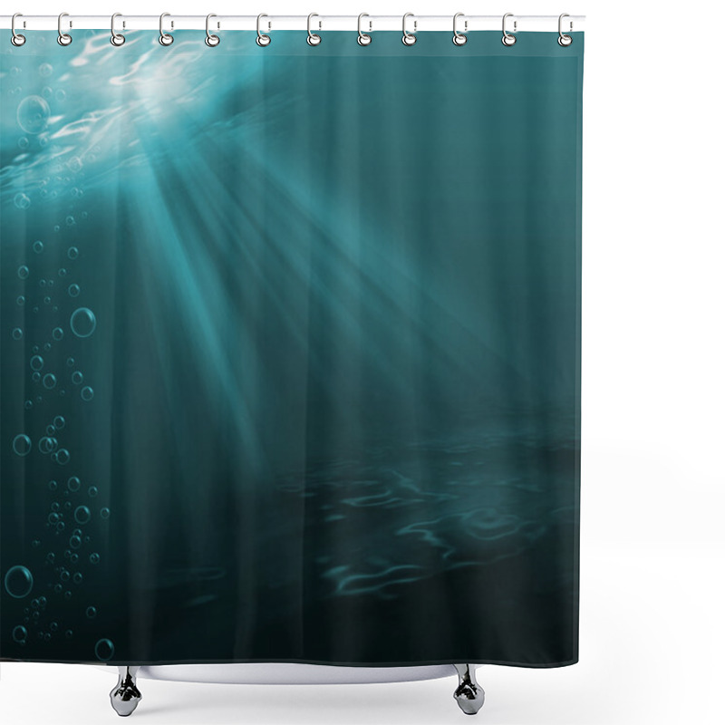 Personality  Underwater Shower Curtains