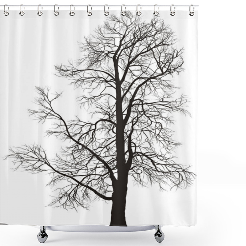 Personality  Chestnut Tree Shower Curtains