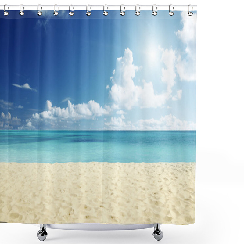 Personality  Tropical Beach Shower Curtains