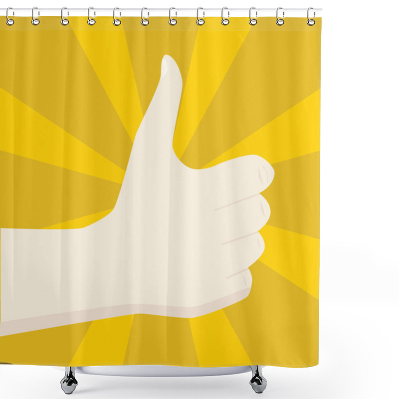 Personality  Positive Sign Shower Curtains