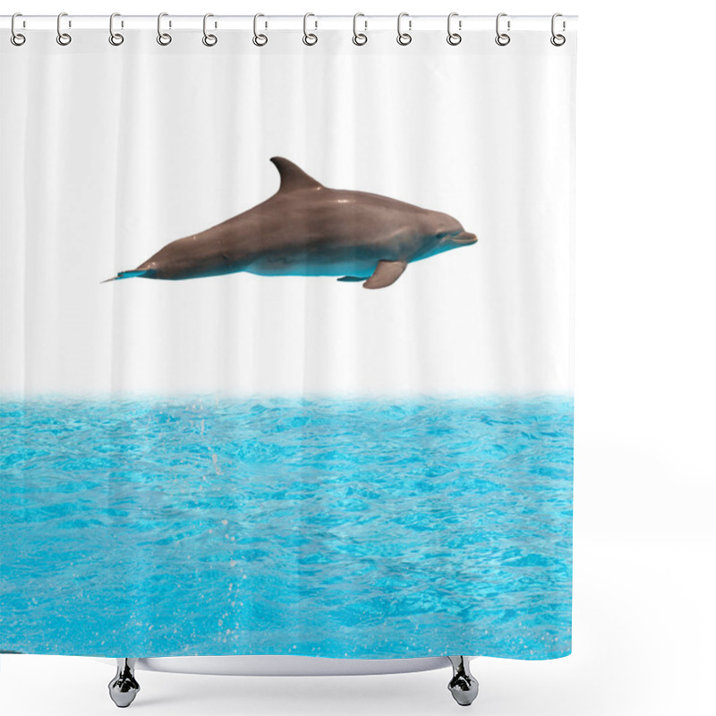 Personality  Dolphin Shower Curtains