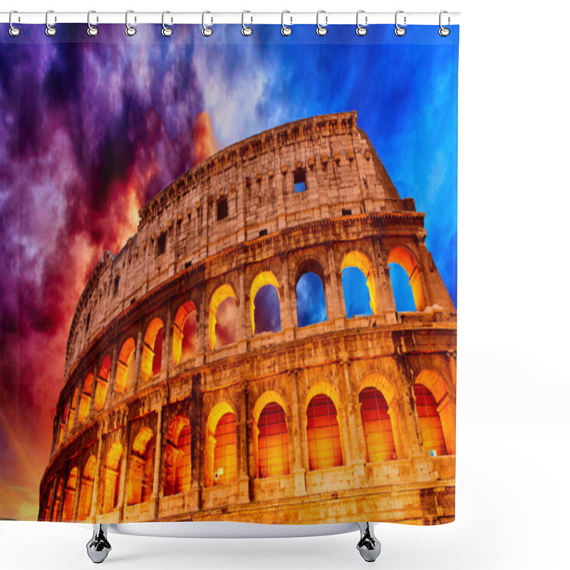 Personality  Colosseum, Rome, Italy Shower Curtains