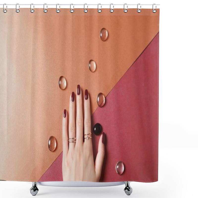 Personality  Images About Nails, Nail Beauty, Beautiful Hands And Nail Polish Shower Curtains