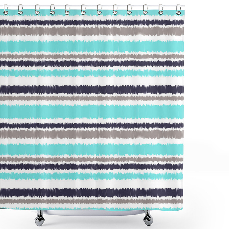 Personality  Striped Textured Pattern Shower Curtains