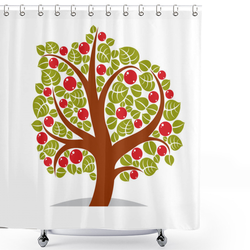 Personality  Stylized Branchy Tree Shower Curtains