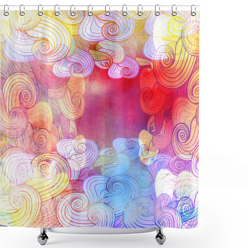 Personality  Ornamental Abstract Pattern Shower Curtains