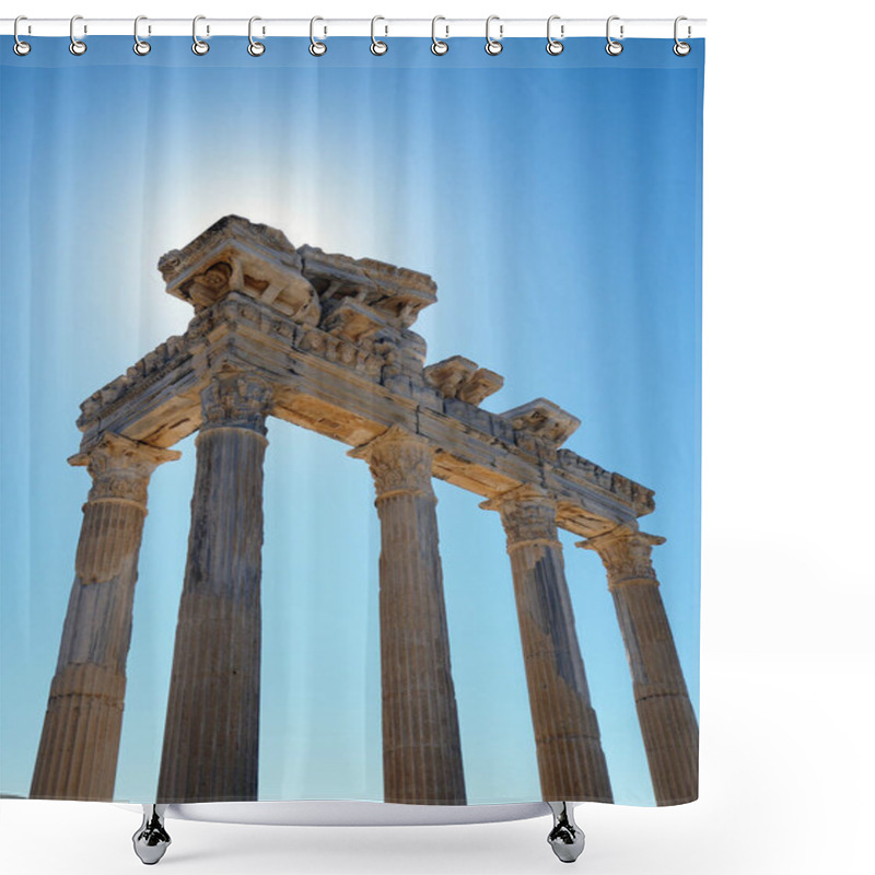 Personality  Temple Of Apollo In Side Ancient City, Antalya.       Shower Curtains