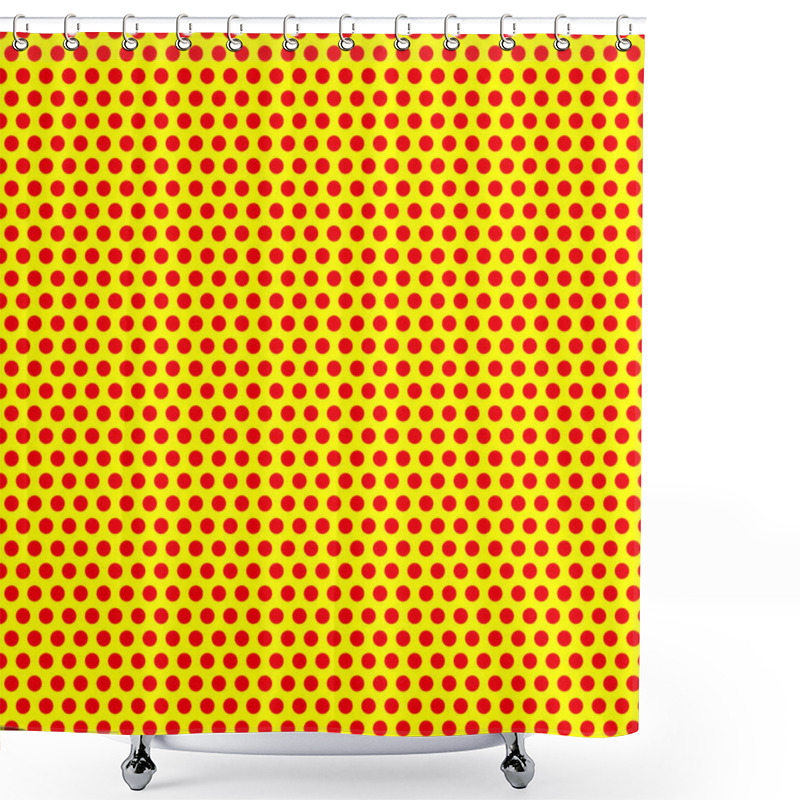 Personality  Dotted, Pop Art Background, Pop Art Pattern. Symbolic Background Shower Curtains