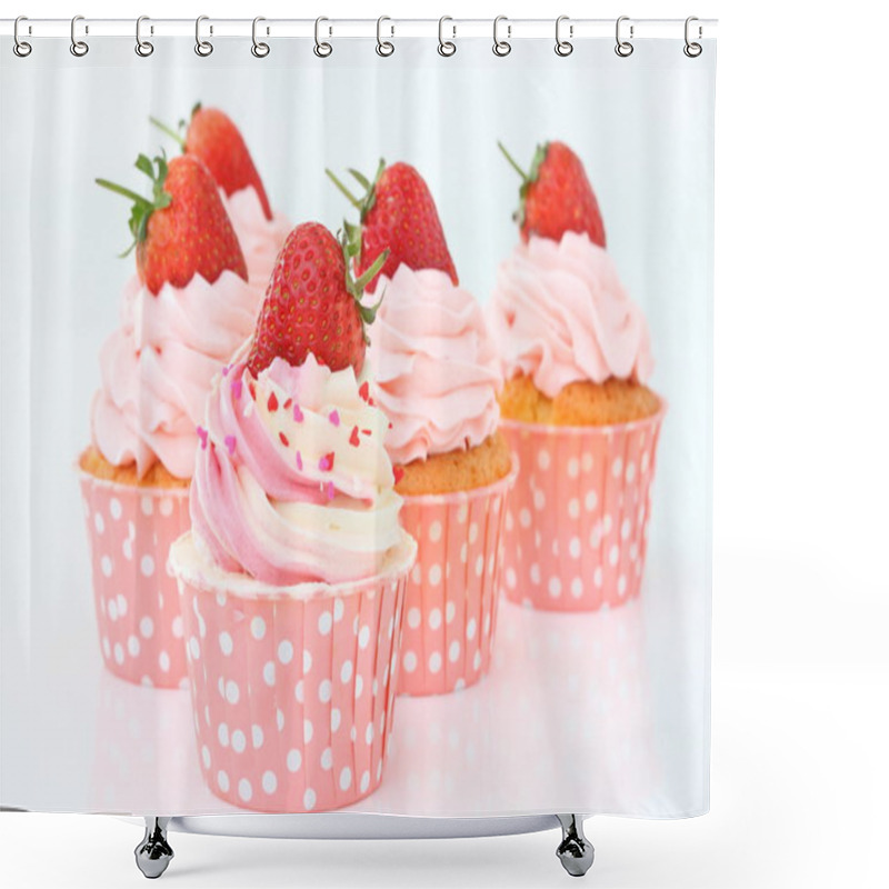 Personality  Delicious Cupcakes Shower Curtains