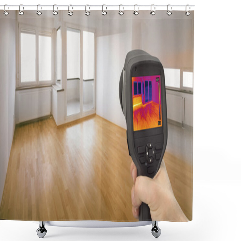 Personality  Heat Leak Detection Shower Curtains