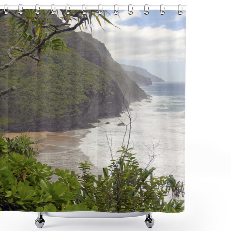 Personality  Na Pali Coast, Kauai, Hawaii Shower Curtains