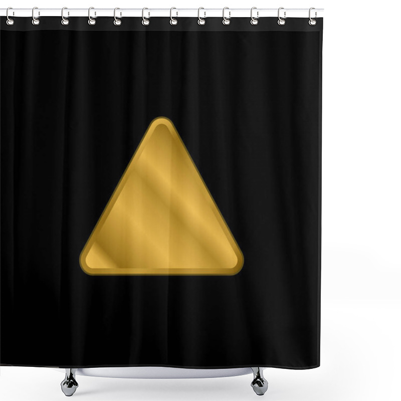 Personality  Bleach Gold Plated Metalic Icon Or Logo Vector Shower Curtains