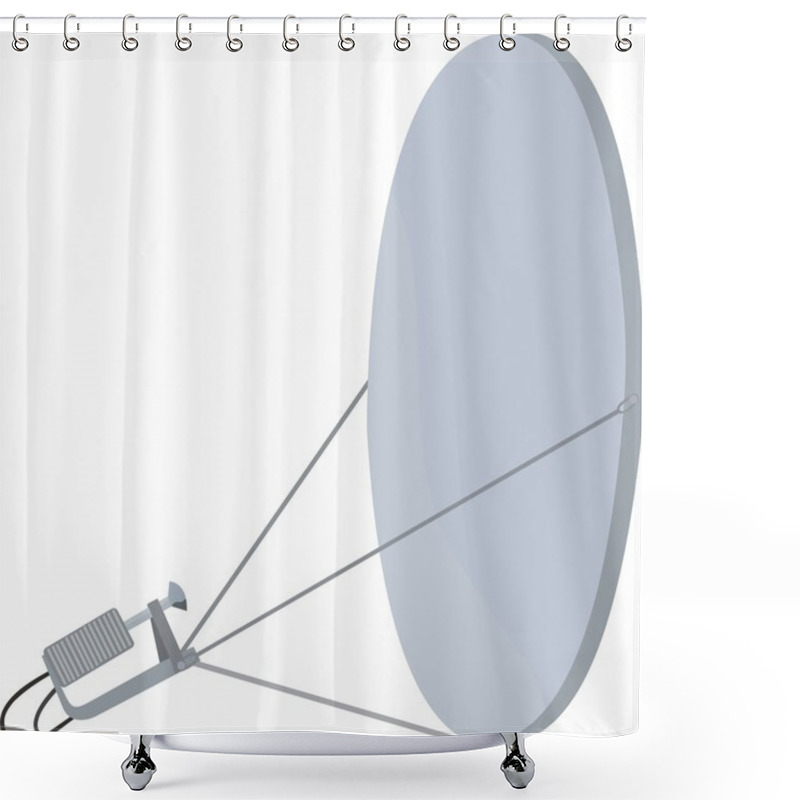 Personality  Satellite Antenna Shower Curtains