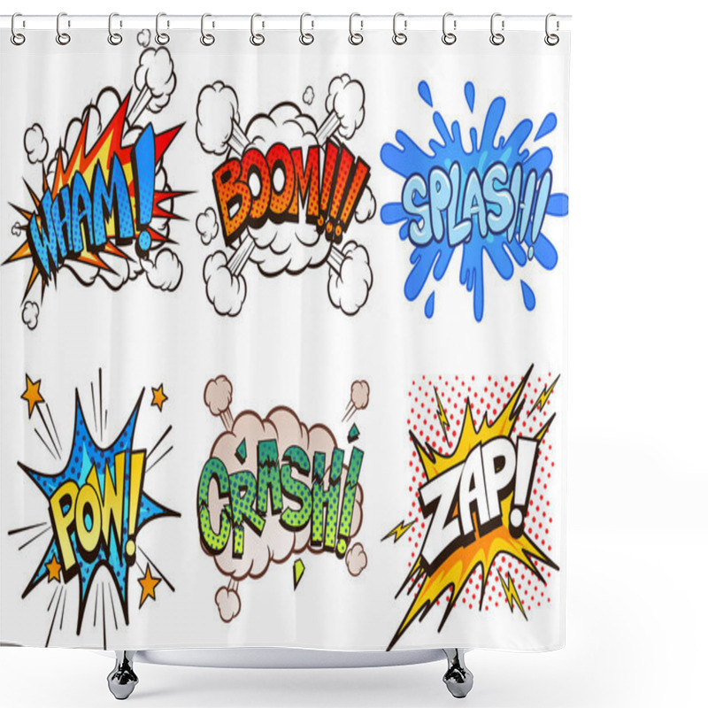 Personality  Sound Effects Shower Curtains