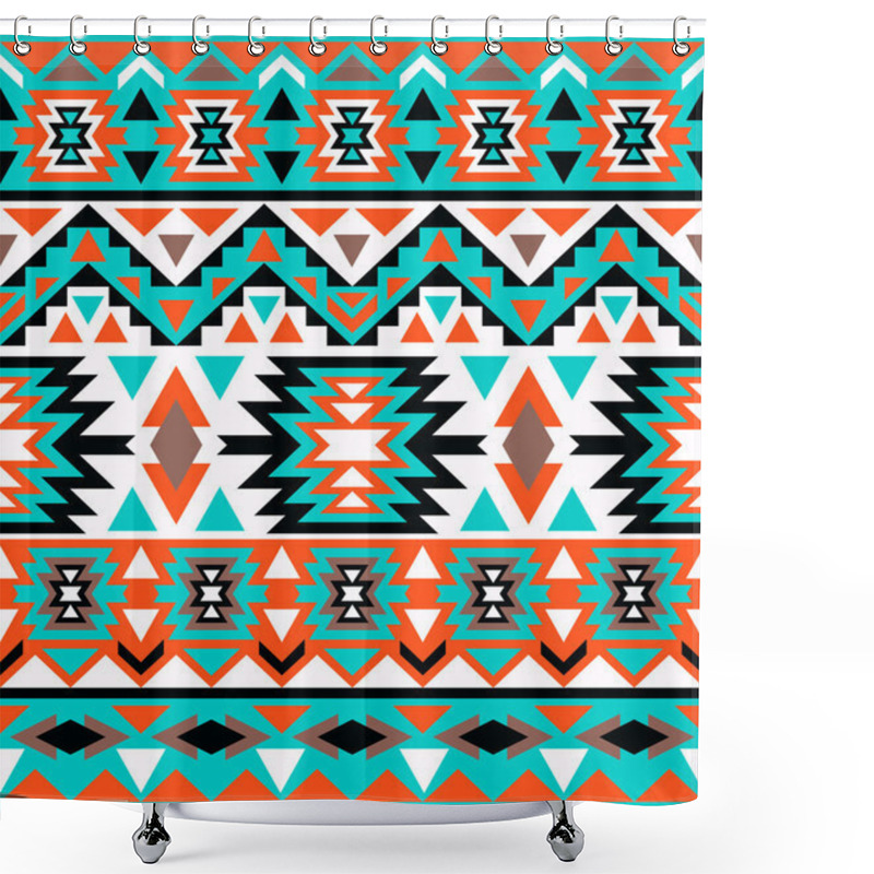 Personality  Seamless Navajo Pattern Shower Curtains