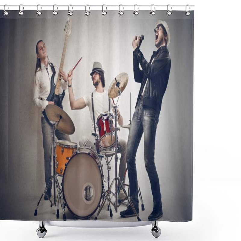 Personality  Boy Band Shower Curtains