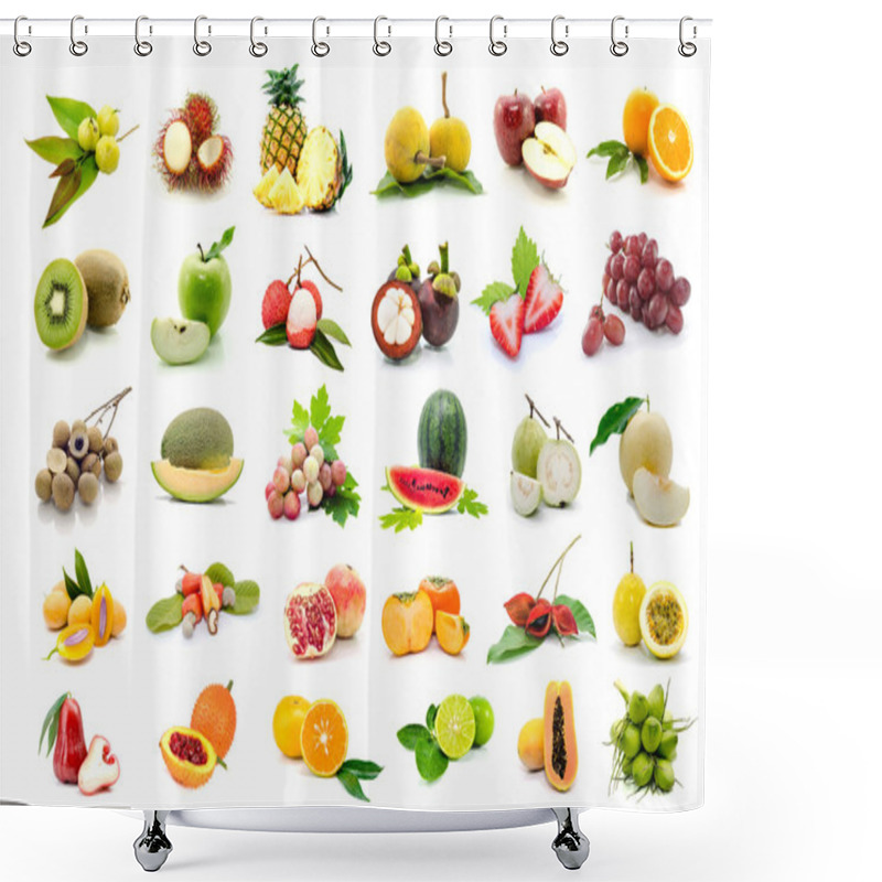 Personality  Set Of Fruits Shower Curtains