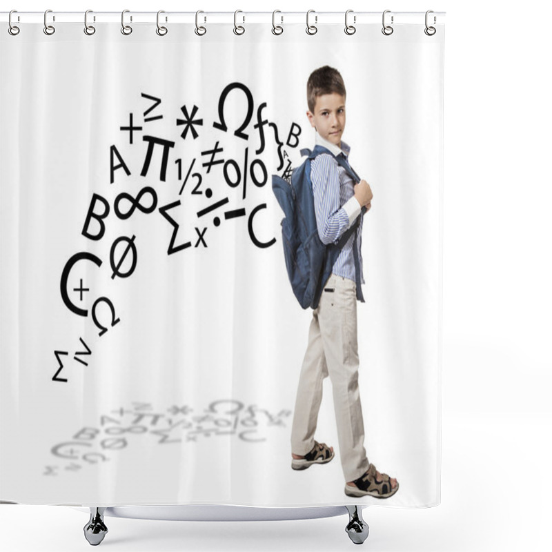 Personality  Back To School Shower Curtains