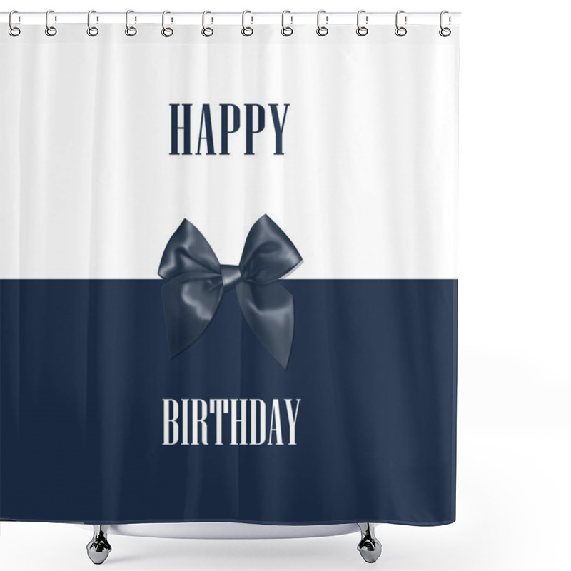 Personality  Happy Birthday Card Shower Curtains