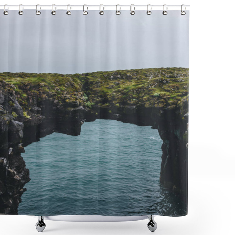 Personality  Cliff Shower Curtains