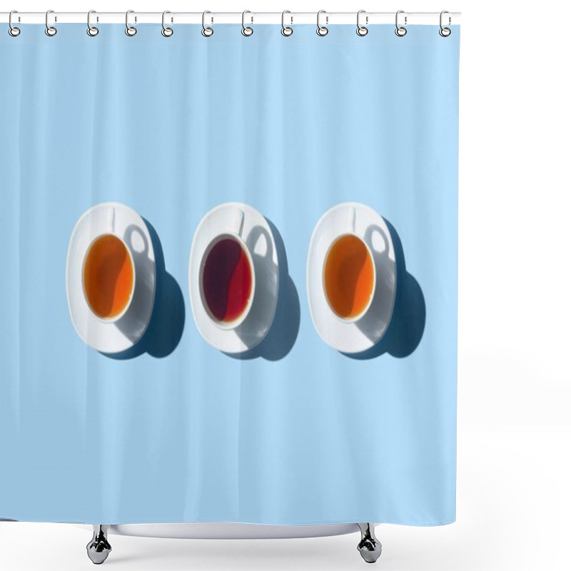 Personality  Cups Of Tea Shower Curtains