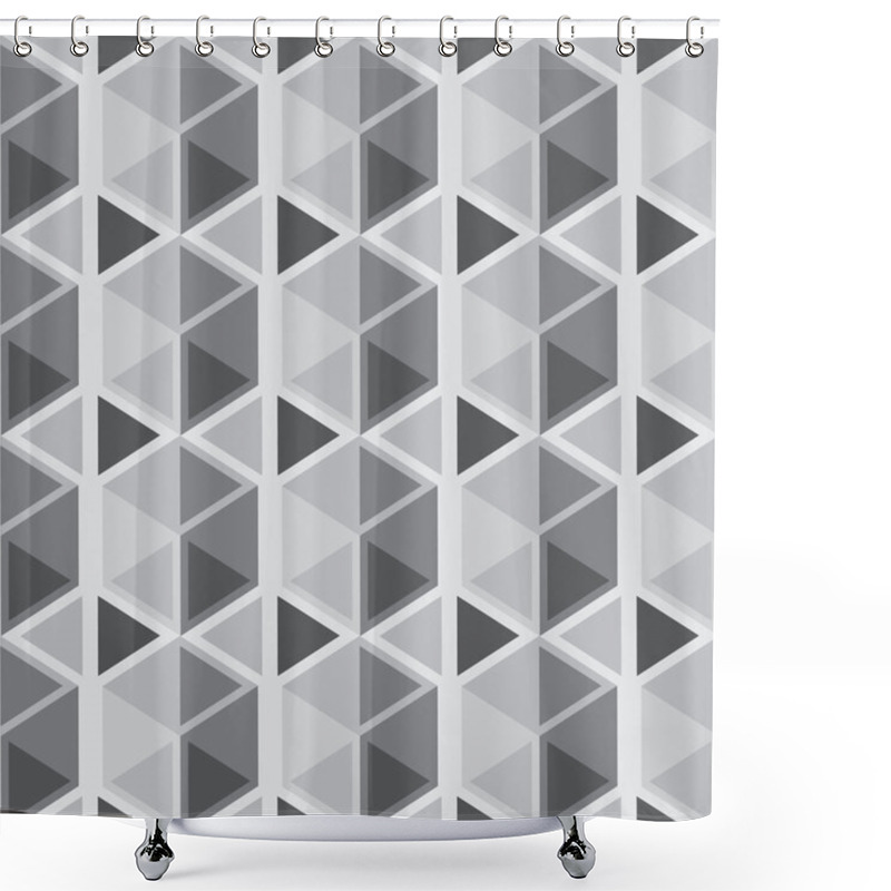 Personality  Seamless Geometric Pattern. Geometric Simple Print. Vector Repeating Texture. Shower Curtains