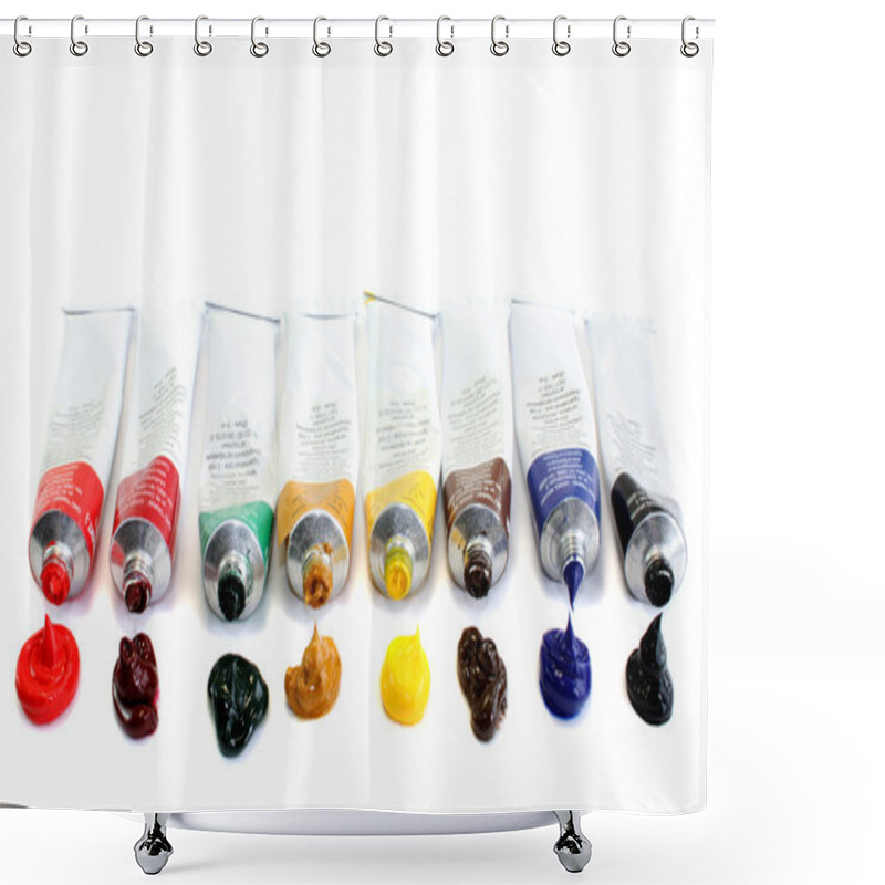 Personality  Oil Paints Shower Curtains