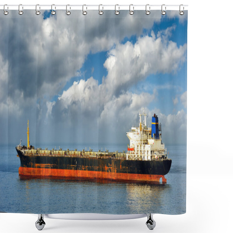 Personality  Empty Cargo Ship Shower Curtains