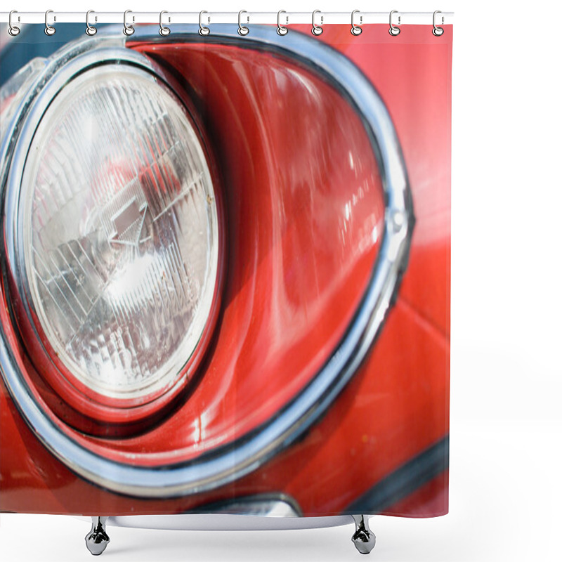 Personality  Red Sportscar Shower Curtains