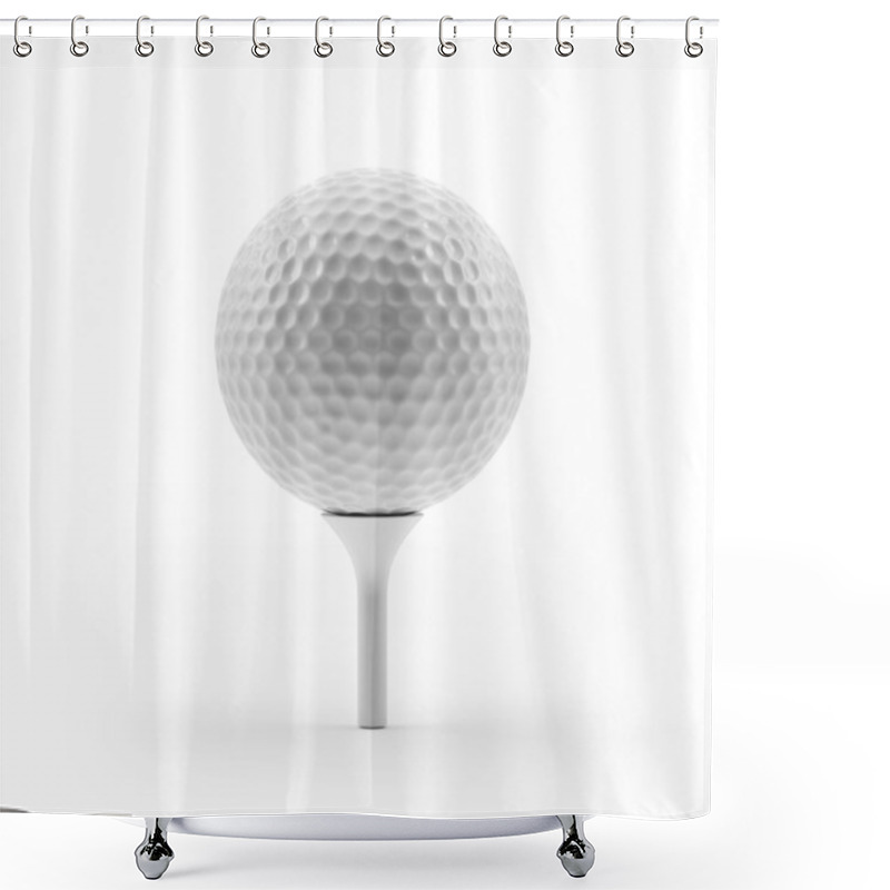 Personality  Golf Ball Shower Curtains