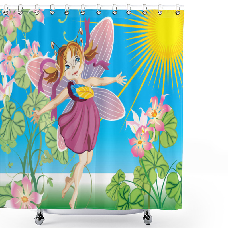 Personality  Little Fairy Shower Curtains