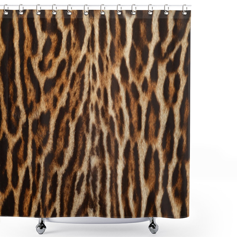 Personality  Leopard Fur Texture Shower Curtains