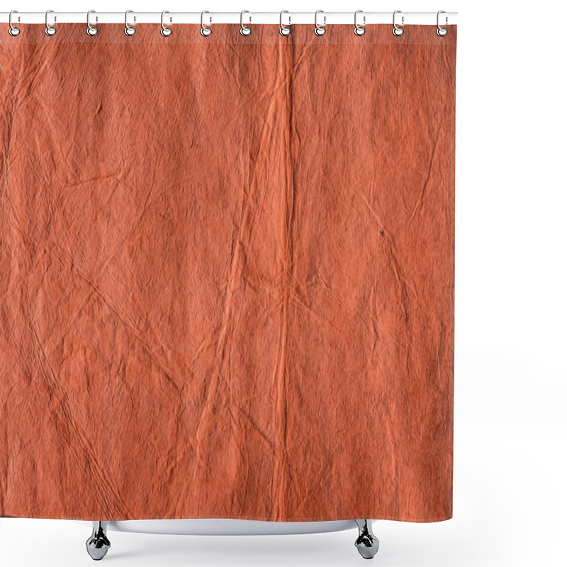 Personality  Red Paper Texture Shower Curtains