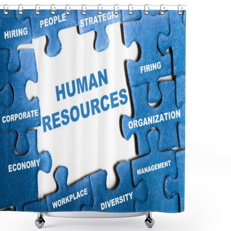 Personality  Human Resources Puzzle Shower Curtains