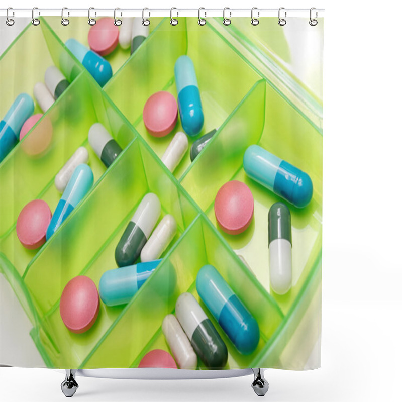 Personality  Drug Box Shower Curtains