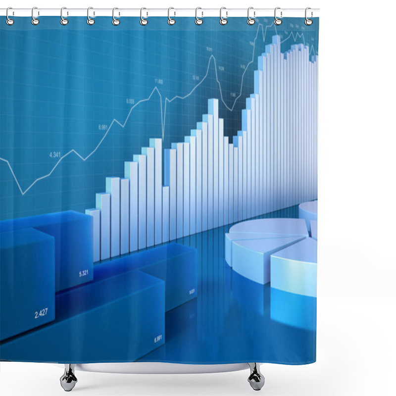 Personality  Statistics Charts Shower Curtains