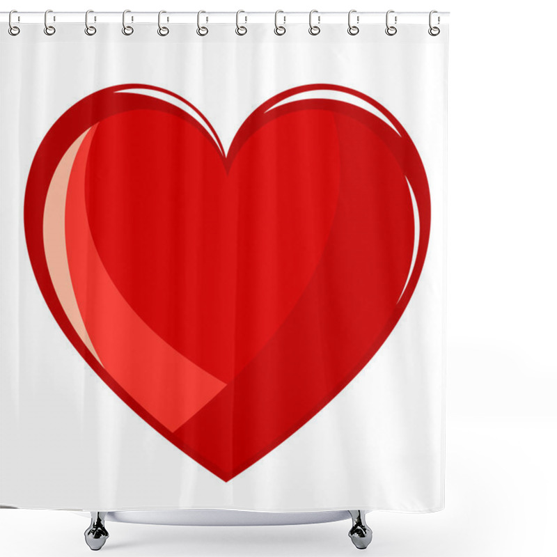 Personality  Heart Shower Curtains