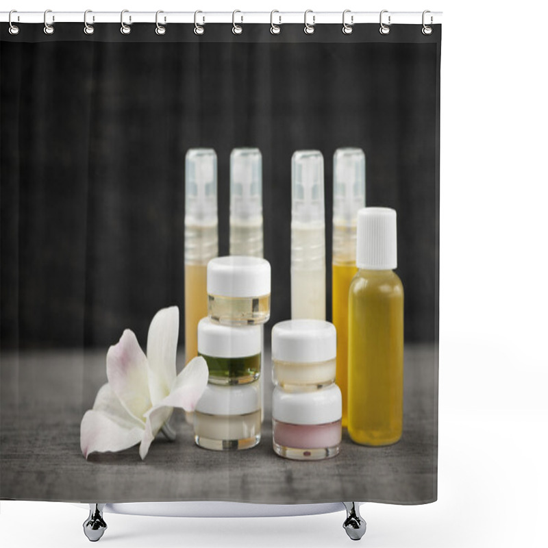 Personality  Skin Care Products Shower Curtains