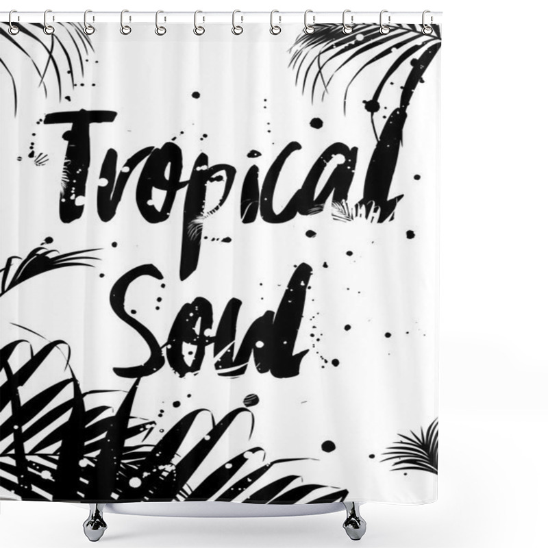 Personality  Tropical Soul Travel Poster Shower Curtains