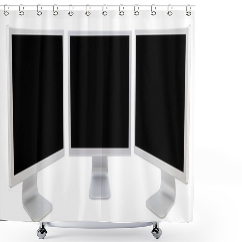 Personality  Computer Monitor Shower Curtains