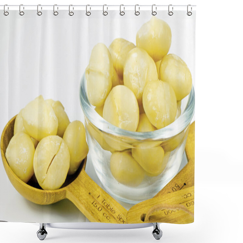 Personality  Peeled And Roasted Macadamia Nut (Macadamia Integrifolia) Shower Curtains