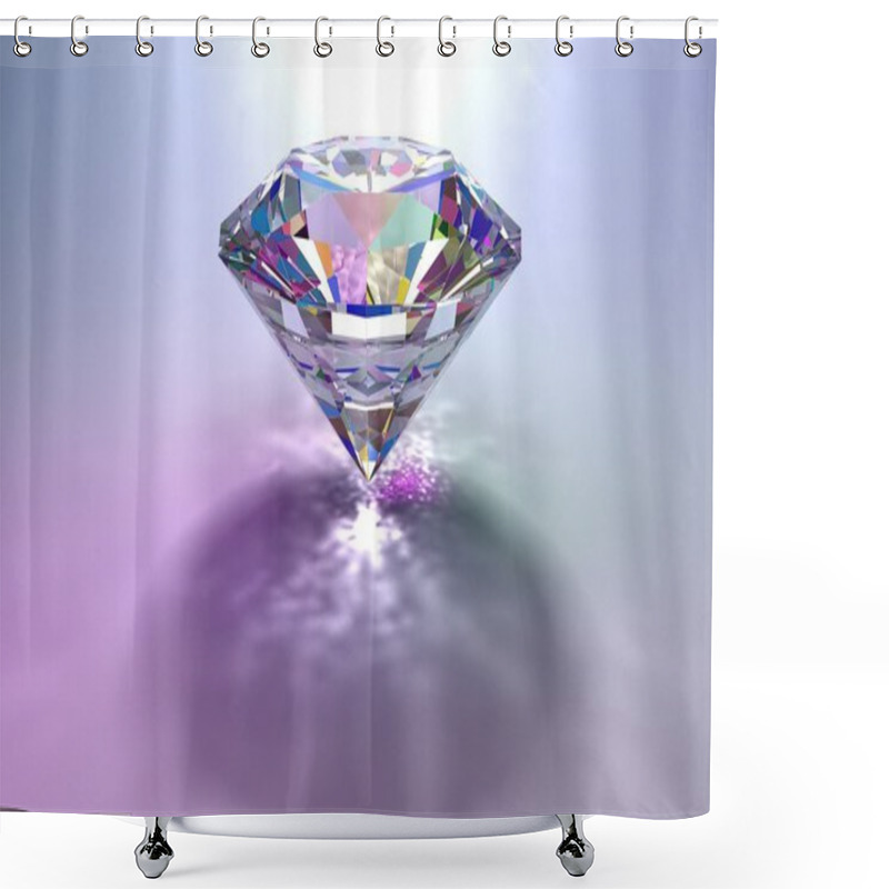 Personality  Diamond Shower Curtains