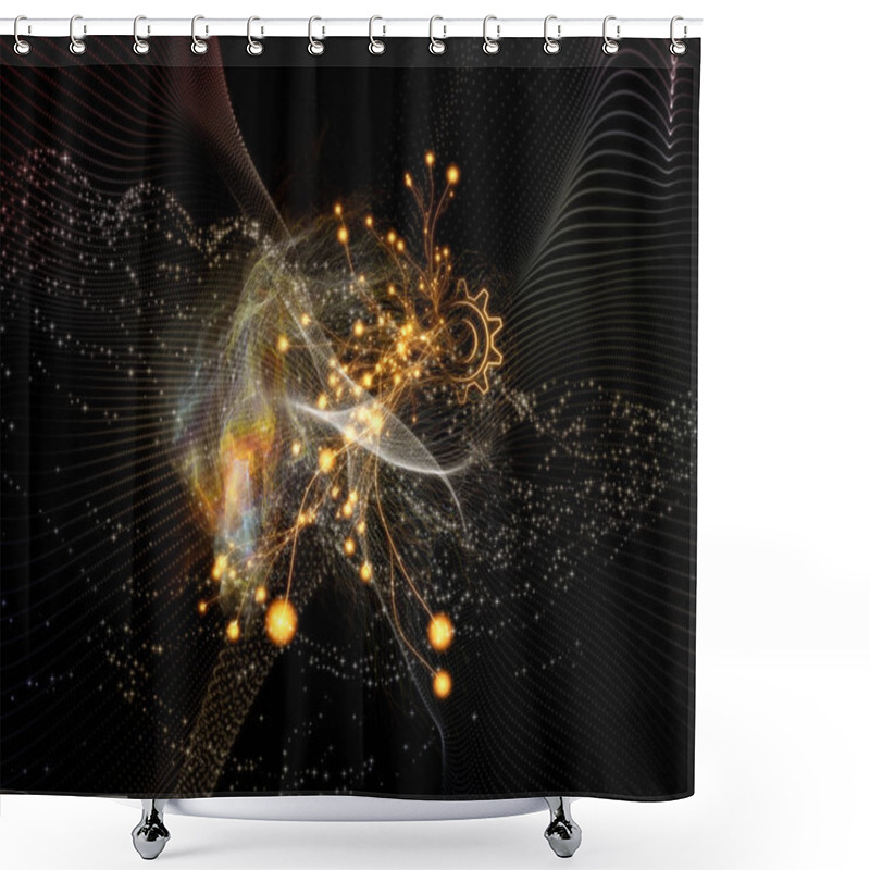 Personality  Network Growth Shower Curtains