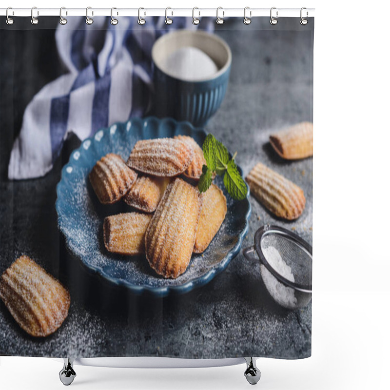 Personality  Madeleine - Traditional French Small Cakes Shower Curtains